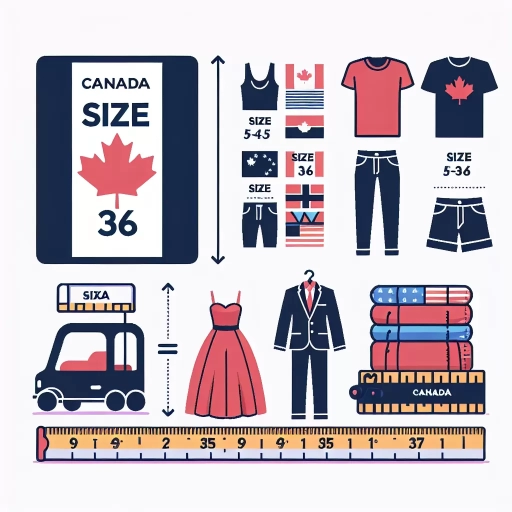 what is size 36 in canada