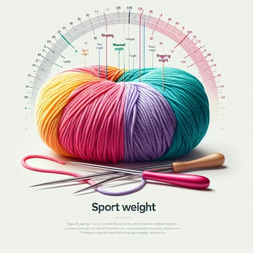 what is sport weight yarn