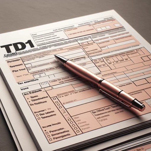 what is td1 form