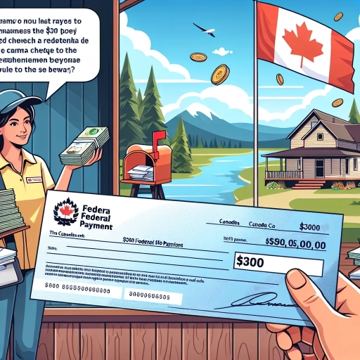 what is the $300 federal payment in canada?