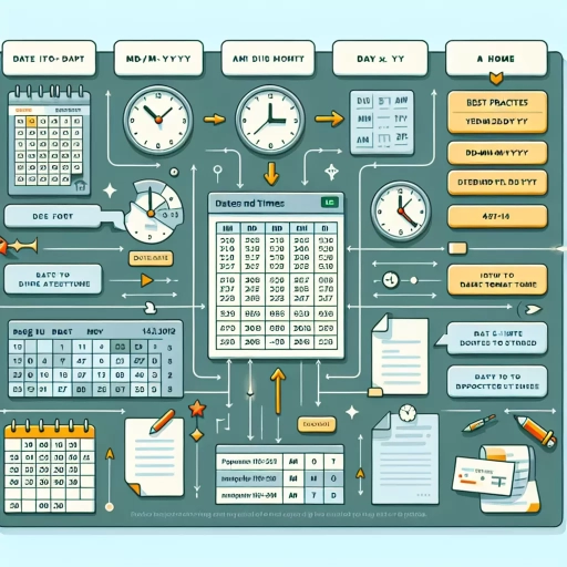 what is the best practice for entering dates and times in excel?