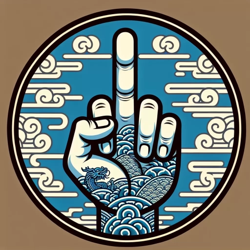 what is the chinese middle finger