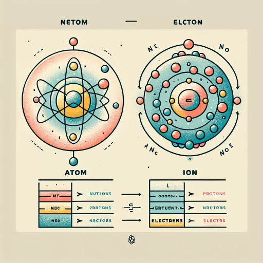 what is the difference between an atom and an ion