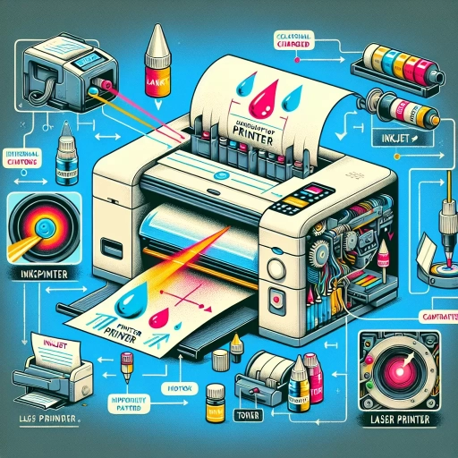 what is the difference between inkjet and laser