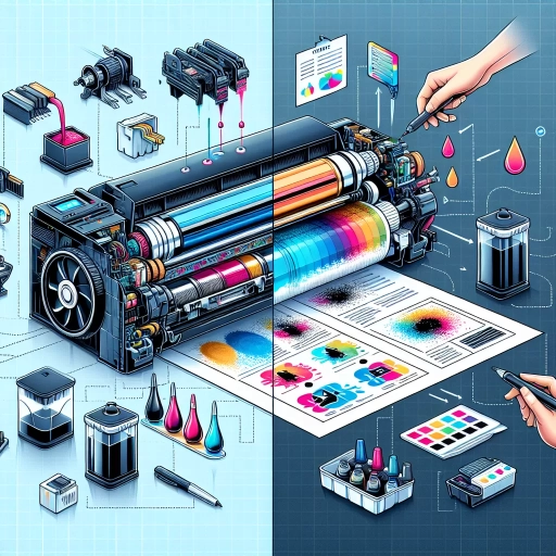 what is the difference between toner and ink