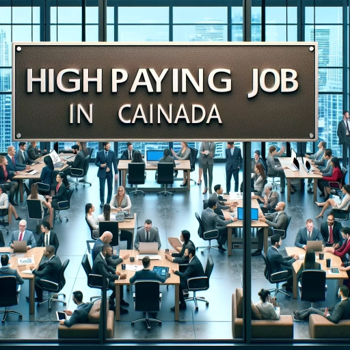 what is the highest paying job in canada