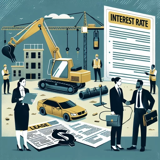 what is the interest rate on equipment lease?