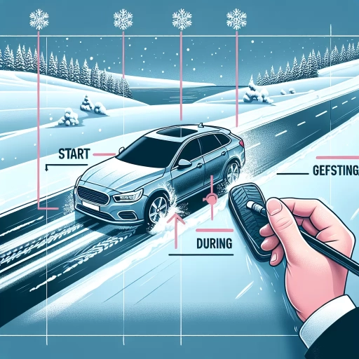 what is the most efficient braking technique on ice and snow?