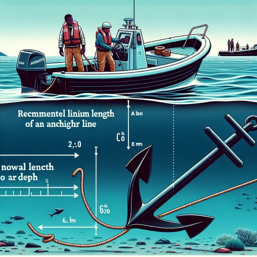 what is the recommended minimum length of anchor line to be used for an overnight stay