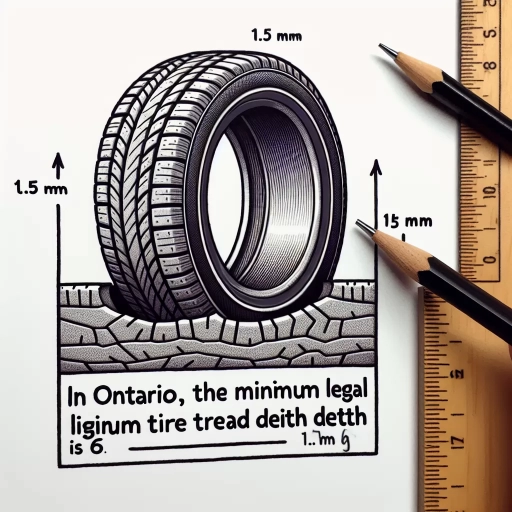 what is the required legal tread depth of a tire in ontario