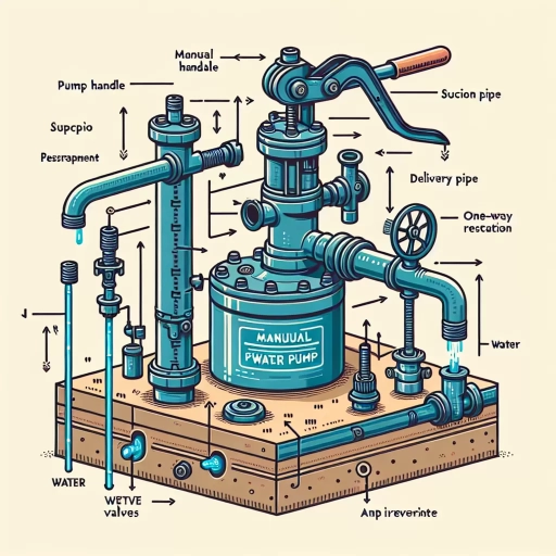 what is the requirement of a manual water pump