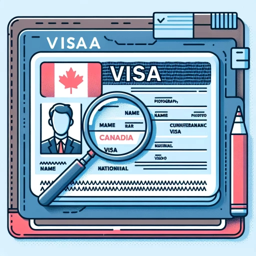 what is visa number in canada visa