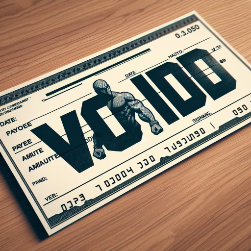 what is void cheque