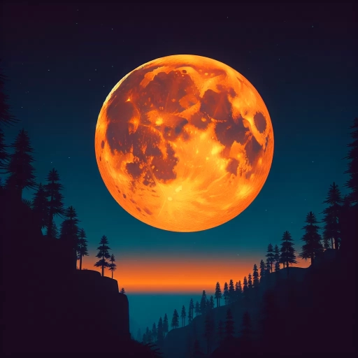 what kind of moon is it tonight orange