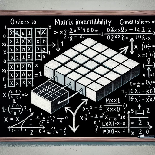 what makes a matrix invertible