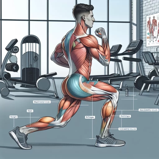 what muscles do lunges work