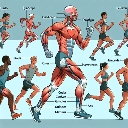 what muscles does running work