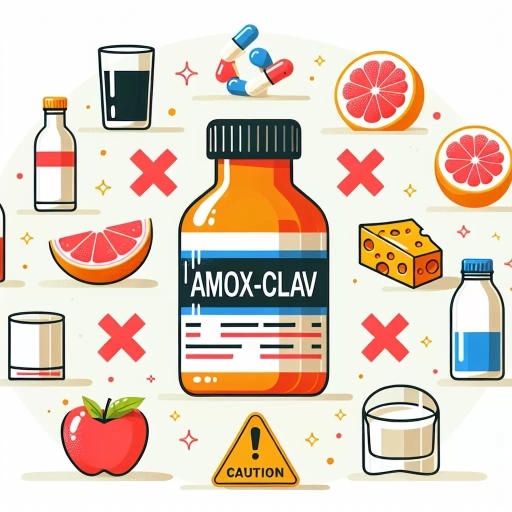 what not to take with amox-clav