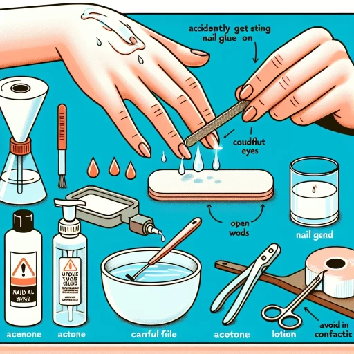 what removes nail glue from skin