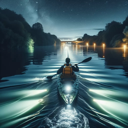 what should a kayaker be able to display at night