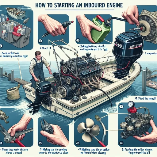 what should you always do before starting an inboard engine