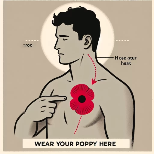 what side to wear a poppy