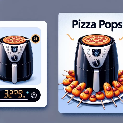 what temp to cook pizza pops in air fryer