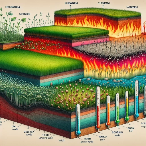 what temperature kills grass seed