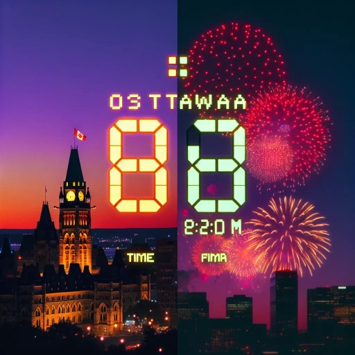 what time are the fireworks in ottawa tonight