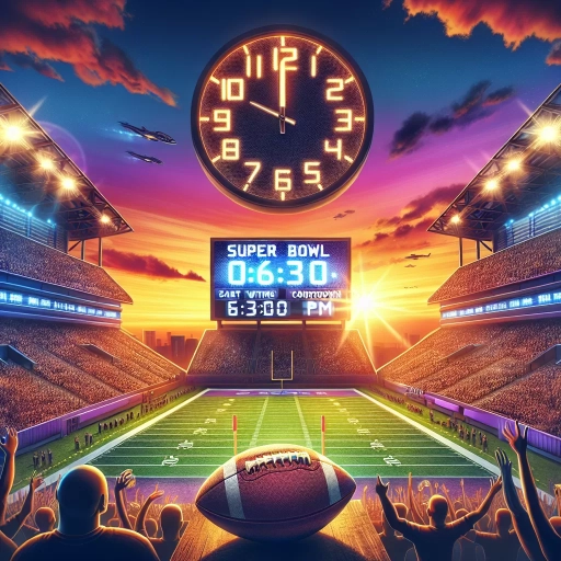 what time does the super bowl game start