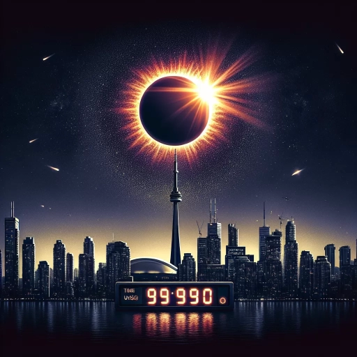 what time is the solar eclipse in toronto