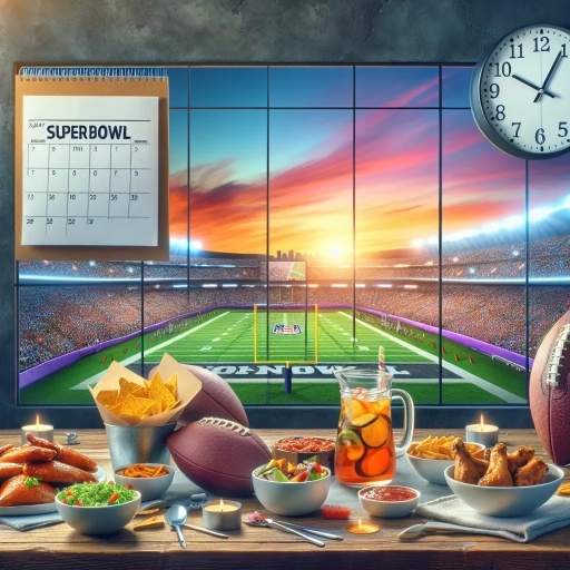 what time is the superbowl sunday