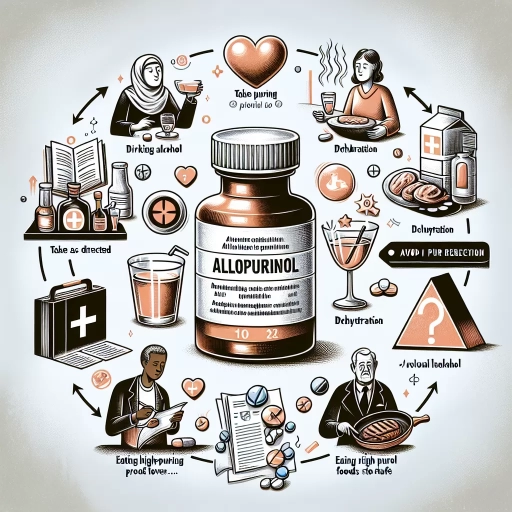 what to avoid when taking allopurinol