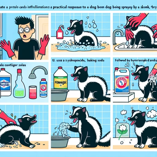 what to do if your dog gets sprayed by a skunk