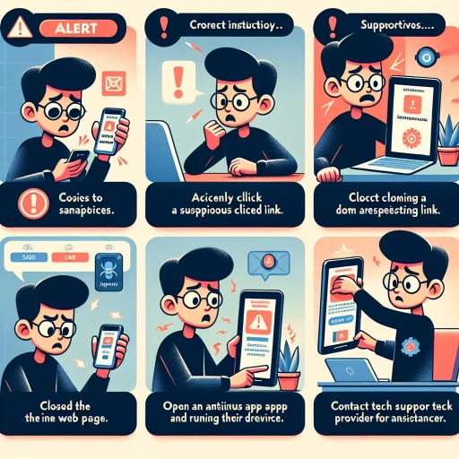 what to do when you click on a suspicious link on phone