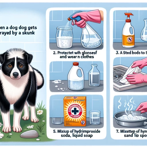 what to do when your dog gets sprayed by a skunk