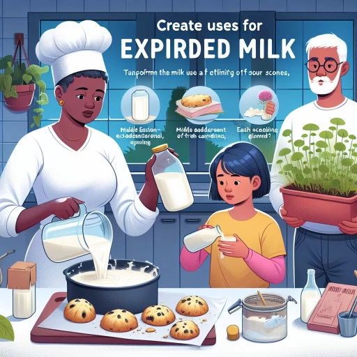 what to do with expired milk