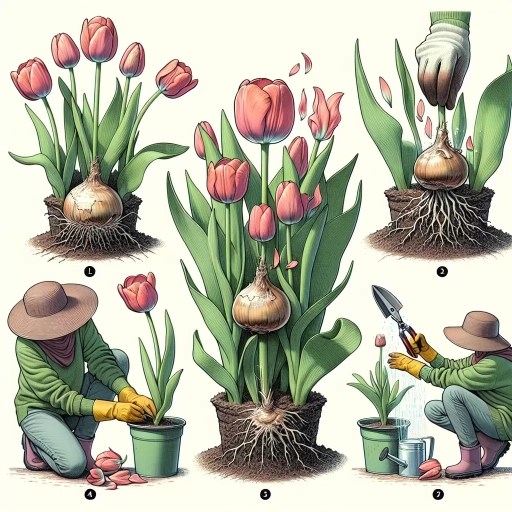 what to do with tulips after they bloom