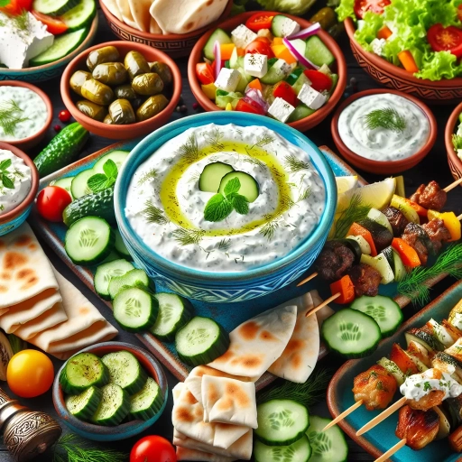 what to eat with tzatziki