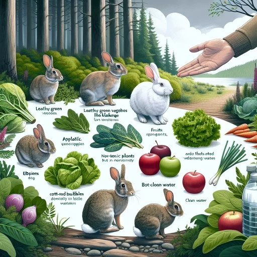 what to feed wild rabbits