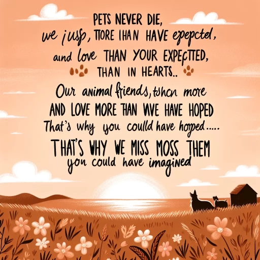 what to say when a pet dies quotes