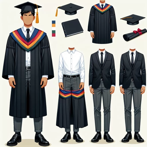 what to wear to graduation male