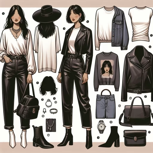 what to wear with leather pants