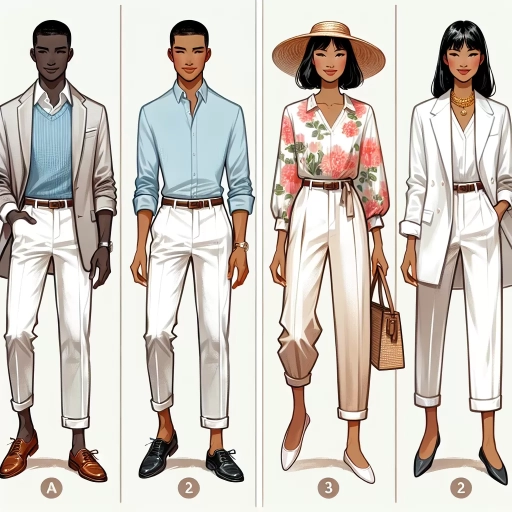 what to wear with white pants