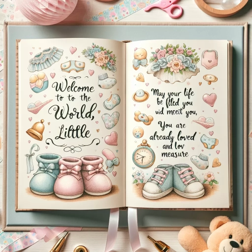 what to write in a baby shower book