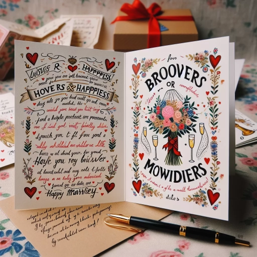 what to write in bridal shower card