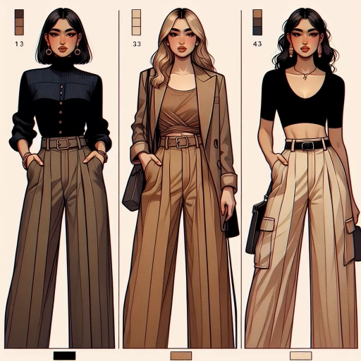 what tops to wear with wide leg pants