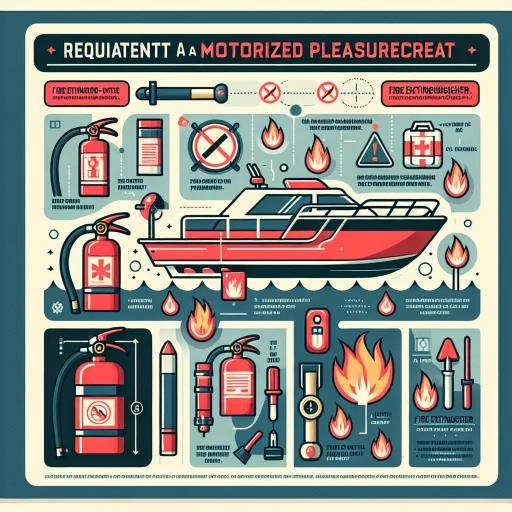 what type of fire extinguisher is required on a motorized pleasurecraft