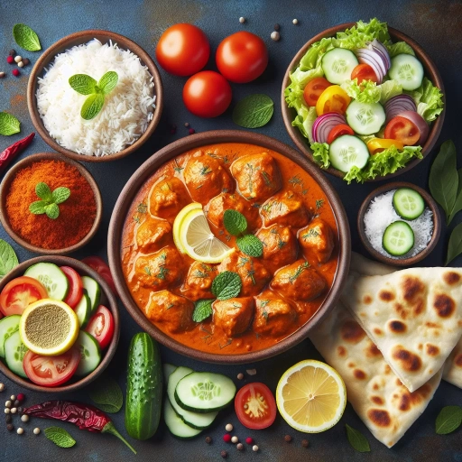 what veggies are served with butter chicken