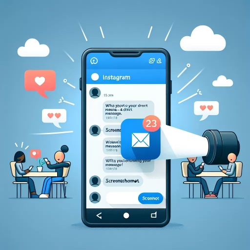 does instagram notify when you screenshot a dm